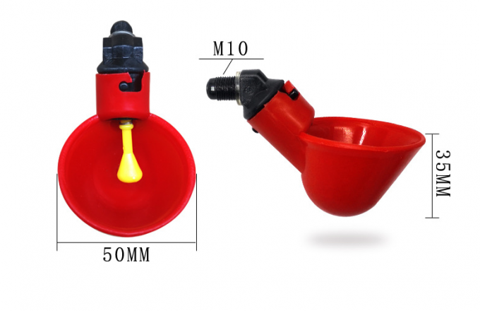 Alat Peternakan Ayam Otomatis Kandang Burung Unggas Air Minum Mangkuk Plastik Ayam Ayam Unggas Nipple Drinker Drip 2