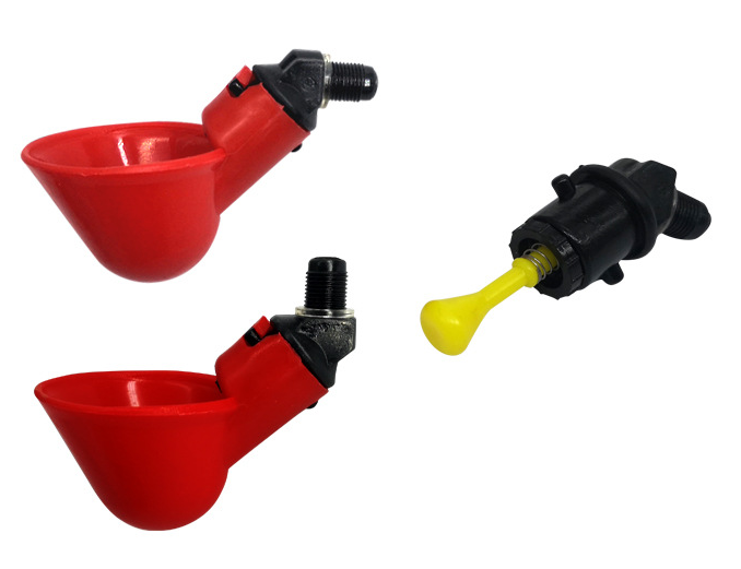 Alat Peternakan Ayam Otomatis Kandang Burung Unggas Air Minum Mangkuk Plastik Ayam Ayam Unggas Nipple Drinker Drip 3