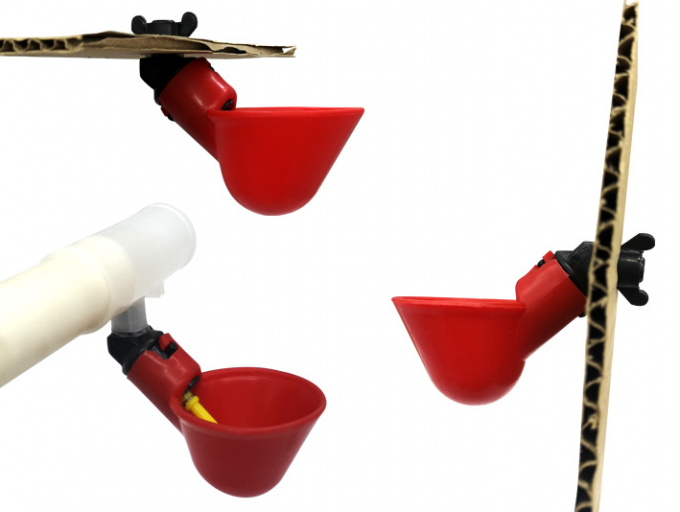 Alat Peternakan Ayam Otomatis Kandang Burung Unggas Air Minum Mangkuk Plastik Ayam Ayam Unggas Nipple Drinker Drip 7